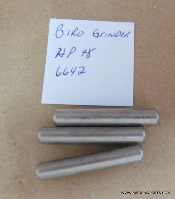 Three 7/32" Grinder Head Pins for Biro 342, 346, 548, 6641, AFMG48 & EMG32 Grinders. Replaces HP48